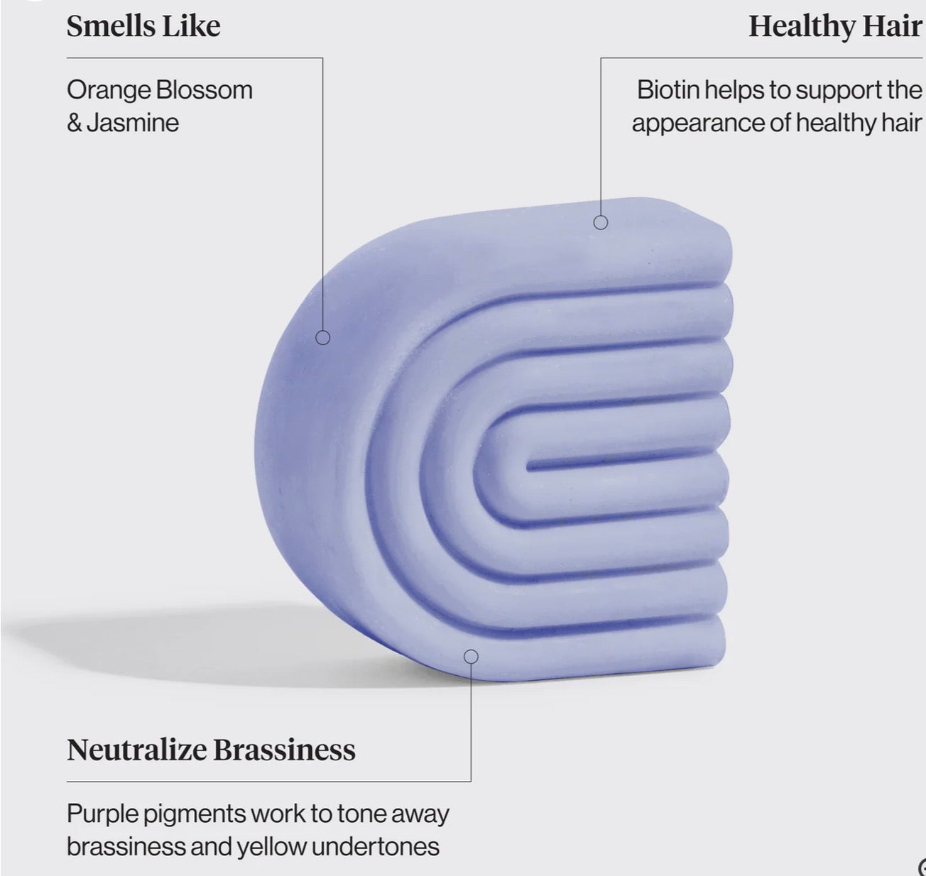 Kitsch Purple Toning Conditioner Bar for Color-Treated & Grey Hair