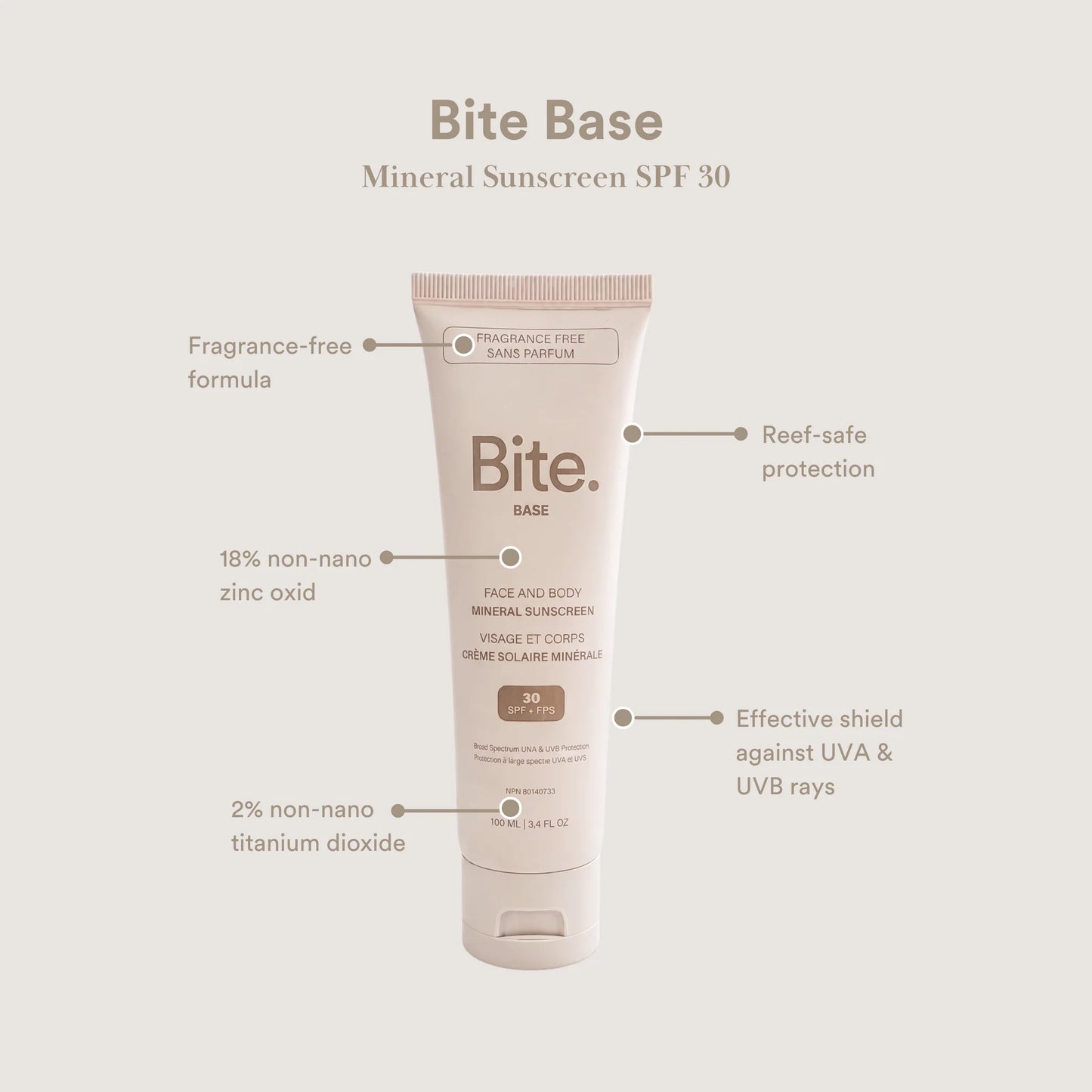 Bite Base - Mineral Sunscreen SPF 30