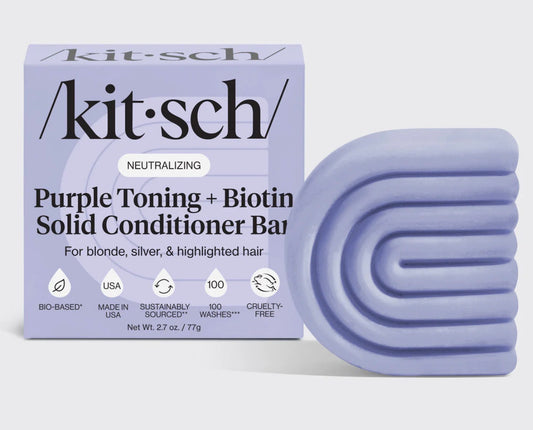 Kitsch Purple Toning Conditioner Bar for Color-Treated & Grey Hair
