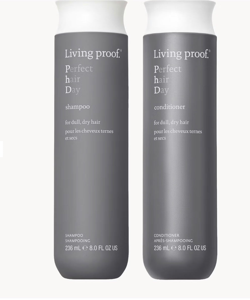 LIVING PROOF PERFECT HAIR DAY SHAMPOO AND CONDITIONER BUNDLE FOR HYDRATION, SOFTNESS AND SHINE