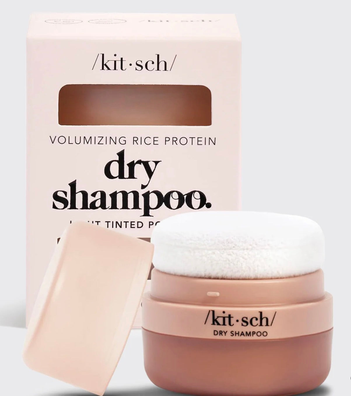 Light Volumizing Rice Protein Dry Shampoo with Puff